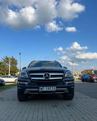 Mercedes-Benz GL cena 119000 przebieg: 157000, rok produkcji 2013 z Warszawa małe 352